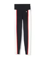 Legginsy - Champion Legacy Legacy Heritage Block legginsy z wysokim stanem, czarne, M - miniaturka - grafika 1