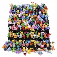 Figurki dla dzieci - Zestaw figurek Pokemon 144 szt miniaturowe figurki kultowych postaci z seri - miniaturka - grafika 1