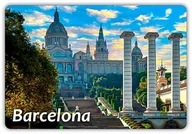 Magnesy - BARCELONA - Narodowe Muzeum Sztuki Katalonii - Magnes na lodówkę - miniaturka - grafika 1