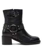 Botki damskie - Bronx Botki New-Camperos 47535-U Czarny - miniaturka - grafika 1