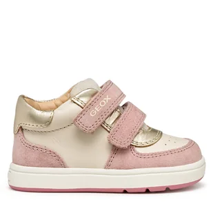 Sneakersy Geox B Biglia B564CA 02244 C1MA8 Écru - Buty dla dziewczynek - miniaturka - grafika 1