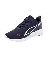 Buty dla dziewczynek - PUMA All-Day Active Jr, trampki dziecięce, Peacoat Puma Biały Wysoki Ryzyk Czerwony, 39 EU - miniaturka - grafika 1