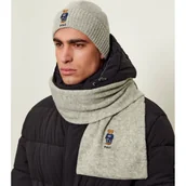Apaszki i szaliki męskie - POLO RALPH LAUREN Szal + czapka | z dodatkiem wełny - miniaturka - grafika 1