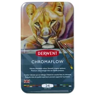 Kredki, ołówki, pastele i pisaki - Derwent, Zestaw kredek Chromaflow, 24 szt.. - miniaturka - grafika 1