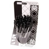 Długopisy - Cresco Długopis Black&amp;White, mix wzorów - miniaturka - grafika 1