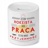 Skarbonki - Skarbonka Dla Hokeisty na Urodziny na Prezent z Nadrukiem ze Zdjęciem - miniaturka - grafika 1