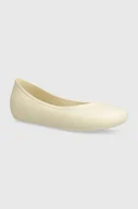 Baleriny - Crocs baleriny Brooklyn Flat kolor beżowy  209384 - miniaturka - grafika 1