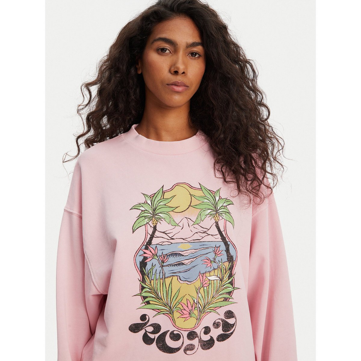 Roxy Bluza Damskie Różowy ERJFT04997-MZE0
