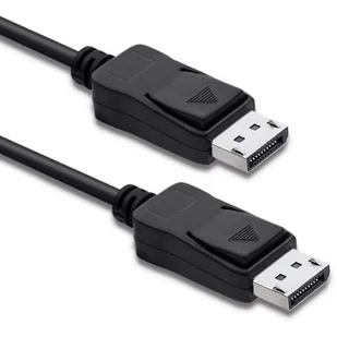 Qoltec Kabel DisplayPort v1.3 męski / DisplayPort v1.3 męski | 5Kx3K | 1m KKQTKUBV0360 [7445193] - Kable komputerowe i do monitorów - miniaturka - grafika 1