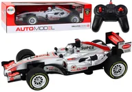 Zabawki zdalnie sterowane - Wyścigówka RC 1:12 srebrna Leantoys - miniaturka - grafika 1