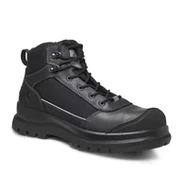Botki męskie - Buty Carhartt Detroit Rugged Flex Reflective S3 Zip Safety Boot BLACK - miniaturka - grafika 1