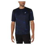 Koszulki męskie - Koszulka do biegania męska Asics Road Lite-Show 2011D357 - ASICS - miniaturka - grafika 1