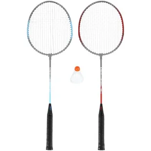 NILS NRZ002 STEEL / ZESTAW DO BADMINTONA 2 RAKIETY + LOTKA NILS 14-20-366 - Badminton - miniaturka - grafika 1