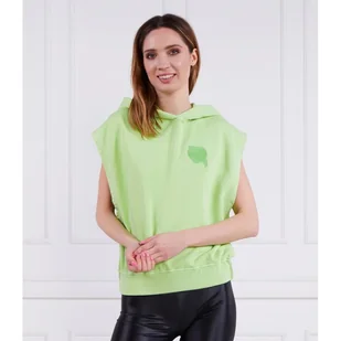 Karl Lagerfeld Bluza ikonik 2.0 Oversize fit - Bluzy damskie - miniaturka - grafika 1