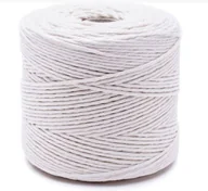 Artykuły masarskie - Nici wędliniarskie / przędza biała opakowanie 0,5 kg - miniaturka - grafika 1