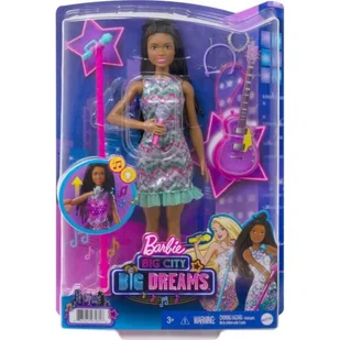 Barbie Big City Brooklyn Muzyczna lalka Gyj24 - Lalki dla dziewczynek - miniaturka - grafika 1