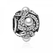 Charmsy - Murrano Charms Zawieszka Koralik 925 DROGA MLECZNA SR-375 - miniaturka - grafika 1