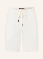 Spodenki damskie - Tommy Hilfiger Szorty Z Lnu Harlem Relaxed Tapered Fit weiss - miniaturka - grafika 1