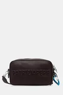 Torebki damskie - Patrizia Pepe torebka skórzana kolor brązowy 8B0254 L113 - miniaturka - grafika 1