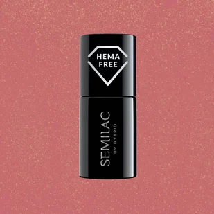 Semilac Semilac Lakier Hybrydowy 378 Shimmer Stone Amber 7ml SEM378 - Lakiery hybrydowe - miniaturka - grafika 1