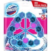 Środki do WC - Domestos Power 5+ Pink Magnolia kostka toaletowa 3x55g - miniaturka - grafika 1