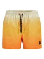 Kąpielówki dla chłopców - Jack&Jones Junior Szorty kąpielowe Maui 12277792 Żółty Regular Fit - miniaturka - grafika 1