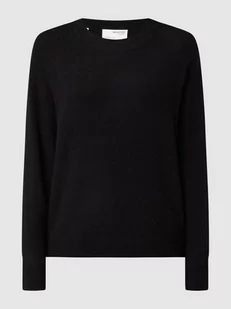 Sweter z dodatkiem wełny z alpaki model ‘Lulu’ - Swetry damskie - miniaturka - grafika 1