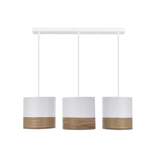 Lampa wisząca na białej listwie, dwukolorowa 33-17550 z serii BIANCO  - Lampy sufitowe - miniaturka - grafika 1