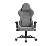 Fotele gamingowe - Hator Darkside 3 Fabric Size M Gamingowy do 100kg Tkanina Szary - miniaturka - grafika 1