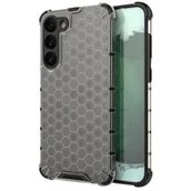 Etui i futerały do telefonów - Etui HURTEL Honeycomb do Samsung Galaxy S23+ Czarny - miniaturka - grafika 1
