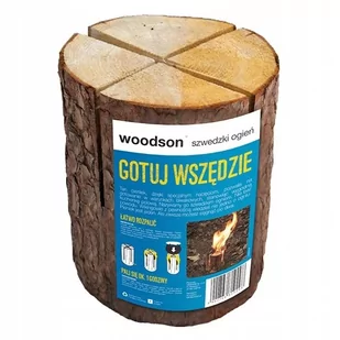 Woodson Pień Drewniany Szwedzki Ogień Gotuj w każdych warunkach 5902768819298 - Akcesoria turystyczne - miniaturka - grafika 1
