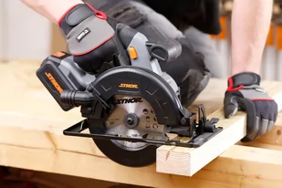 PILARKA TARCZOWA 20V (165MM;2AH) PASUJE DO WSZYSTKICH URZĄDZEŃ STHOR 20V - Piły elektryczne - miniaturka - grafika 4