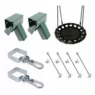 Place zabaw - Zestaw Do Montażu Huśtawki + Bocianie Gniazdo 4iQ - miniaturka - grafika 1