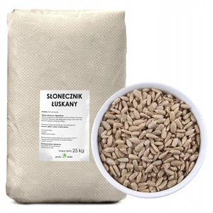 Słonecznik Łuskany Ziarno Naturalnie Świeży 25Kg - Ziarna i nasiona roślin strączkowych - miniaturka - grafika 1
