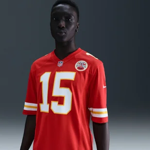 Męska koszulka do futbolu amerykańskiego NFL Kansas City Chiefs (Patrick Mahomes) - Czerwony - Nike - Swetry męskie - miniaturka - grafika 1