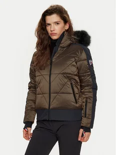 Rossignol Kurtka narciarska Ventina RLNWJ23 Złoty Regular Fit - Kurtki narciarskie - miniaturka - grafika 1