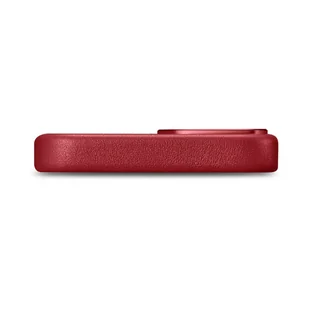iCarer Case Leather pokrowiec etui z naturalnej skóry do iPhone 14 Plus czerwony (kompatybilne z MagSafe) - Etui i futerały do telefonów - miniaturka - grafika 3
