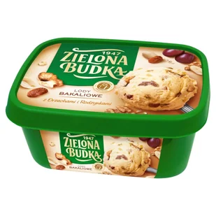 Zielona Budka - Lody bakaliowe z orzechami i rodzynkami - Lody i desery lodowe - miniaturka - grafika 1