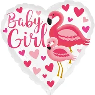 Baby shower i roczek - Balon foliowy Baby Girl - miniaturka - grafika 1