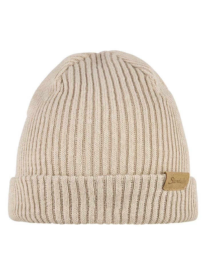 Sterntaler Czapka beanie w kolorze beżowym