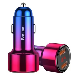 Baseus Magic Series Dual Qc ładowarka Samochodowa Quick Charge 3.0 2x Usb 45w 6a Czerwony ccmlc20a-09) 177690_50577 [12089340] - Ładowarki samochodowe - miniaturka - grafika 2