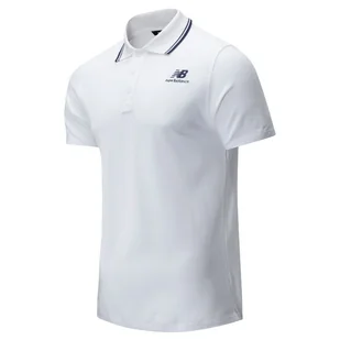 Koszulka New Balance MT01983WT - biała - Koszulki sportowe męskie - miniaturka - grafika 1