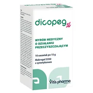 Układ pokarmowy - Dicopeg SI, Proszek do sporządzania roztworu doustnego, 10 saszetek x 15g - miniaturka - grafika 1