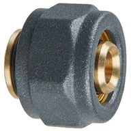 Łączniki, trójniki, kształtki - 2 złączki zaciskowe do PEX 16 GW 3/4" grafit LUXRAD" - miniaturka - grafika 1