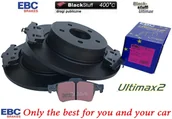 Tarcze hamulcowe - Tylne klocki Ultimax2 + tarcze hamulcowe 280mm EBC seria Premium Ford Kuga 2013-2016 - miniaturka - grafika 1