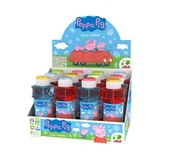 Bańki mydlane - Bańki mydlane glass Peppa pig 300ml 12szt) - miniaturka - grafika 1
