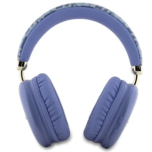 Guess słuchawki nauszne Bluetooth GUBHK1GCTCSU fioletowy/purple Gcube Metallic Script Logo - Słuchawki - miniaturka - grafika 7