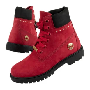 Buty trekkingowe Timberland W TB0A2MBU (kolor Czerwony, rozmiar 38) - Buty trekkingowe damskie - miniaturka - grafika 1