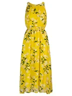 Sukienki - ApartFashion Damska sukienka letnia, cytryna-wielokolorowa, normalna, cytrynowy wielokolorowy, 38 - miniaturka - grafika 1
