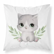 Poszewki na poduszki - POSZEWKA bawełniana KOT 40x40 cm KOTY - miniaturka - grafika 1